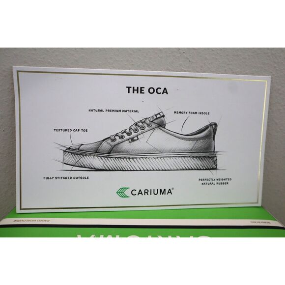 Cariuma Women's Sz 10 Men's Sz 8.5 Shadow Blue OCA Low Canvas Sneakers Shoes - Picture 4 of 15